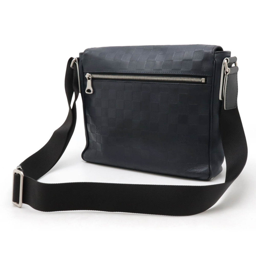LOUIS VUITTON Navy Damier Shoulder Bag - Picture 3 of 10